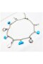 Turquoise Natural Stone Seashell Women's Anklet - 4