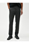 Basic Pleated Trousers with Button Detail and Pockets - 3