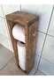 Wc Paper Holder Toilet Roll Holder Wooden Bathroom - 4