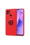 Oppo A15S Case Tpu Silicone with Ring and Magnetic Car Holder - 3