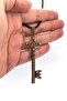 Attack On Titan Shingeki No Kyojin Eren Key Necklace Leather Ip Asr - 3