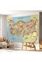 Wall Covering Detailed Current Turkey Map Quality Canvas Wall Tapestry-4046 - 8