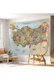Wall Cover Detailed Current Türkiye Map Quality Canvas Wall Tapestry-4051 - 8