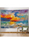 Wall Cloth Quality Canvas Wall Carpet with Sky Oil Painting Look-4002 - 2