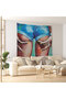 Women's Wall Cover-Cloth, Colorful Women's Canvas Wall Cover-Cloth-5848 - 6