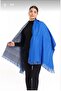 Double Sided Plaid Wool Shoulder Shawl - 70x190cm - Winter Shawl - 4