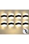 8 Pcs Wall Lamp Led Light 12w 3200k Daylight Waterproof Wall Sconce Indoor & Outdoor Lighting