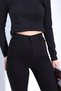 Allyce Black High Waist Slim Fit Skinny Skinny Leg Colorfast Jeans Trousers - 3