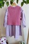 SWEATERED CANVAS FABRIC DRESS - 4