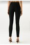 Albina Black High Waist Slim Skinny Skinny Leg Colorfast Jeans Trousers - 6