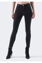Diliyana Black High Waist Slim Skinny Tight Leg Colorfast Jeans Trousers - 3