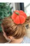 Custom design luxury satin pumpkin honey pumpkin plush large 3d pumpkin crown women's children's crown halloween - 6