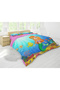 Mermaid Themed 3D Digital Printed Double Duvet Cover Set - 2