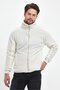 Men's Zippered Fleece Cardigan - 4