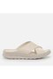 Genuine Leather Beige Women's Slippers