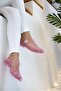 Soft Plastic Sea Shoes Women's Sandals Transparent Glitter Pink - 4