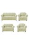 Jacquard Sofa, Sofa, Sofa Bed Cover Stick Pattern Flexible Without Skirt For 3+2+1+1 Sets
