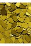 Writing, Towel, Evening Dress, Dowry Embroidery Drop Stamp. 9x5mm. 20gr. Approximately 1120 pieces. Gold. - 4