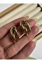 Gold Basic Arpa Model Earring - 3