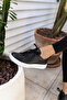 BLAIR WOMEN'S BLACK REAL LEATHER SNEAKER - 4