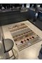 Beige Themed Multicolored Mixed Geometric Shape Patterned Modern Decorative Carpet 1946 - 2