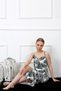 Fashion Line Women's Rope Strap Long Nightgown 823 - 3