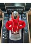 Red Gear Shift Knob Decoration Hoodie Hooded Car Gear Shift Fleece Vehicle Shift Sweatshirt - 6