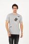 Crew Neck Front Piece Printed T-Shirt