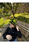 Women's Colorful Text Patterned Plush Bucket Hat