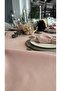 Royal Linen Textured Tablecloth Powder Pink - 5