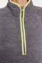 Gri Peluş Örme Spor Sweatshirt THMAW23SW00021 - 7
