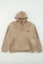 Mink Oversize/Wide Cut Hood Animal Embroidery Fleece Inside/Warm Sweatshirt Tmnaw24Sw00097 - 8