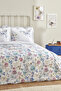 Floral 100% Cotton Single Duvet Cover Set Lilac - 4