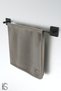 Adhesive 4-Piece Black Blow Dryer Hanger Towel Rack WC Toilet Paper Holder Roll Towel Holder Bathroom Set - 2