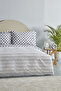 Cordova Anthracite 100% Cotton Double Duvet Cover Set - 8