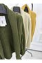 Cardigan Thick Knitted Shawl Collar Pocket Poncho Knitwear Cardigan - 5