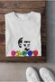 Women's 29 October, 23 April, 19 May Atatürk Silhouette and Signature Printed T-Shirt 100% Cotton - 3