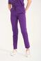 Lycra Scrubs Purple Envelope Collar Doctor Nurse Uniform Set Unisex - 6