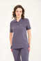 Lycra Scrubs Smoked Envelope Collar Doctor Nurse Uniform Set Unisex - 2