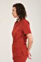 Lycra Scrubs Tile Envelope Collar Doctor Nurse Jersey Single Top - 2