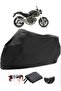 Ducati Monster 600 Compatible Black Motorcycle Cover, Waterproof and Durable Fabric
