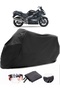 Kawasaki ZZR 1200 Black Motorcycle Cover Waterproof Durable Fabric