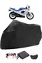 Suzuki GSX 600 F Black Motorcycle Tarpaulin Waterproof Durable Fabric