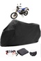 BMW G 650 X Challenge Black Motorcycle Tarpaulin Waterproof Durable Fabric