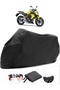 Kawasaki ER-6 N Black Motorcycle Tarpaulin Waterproof Durable Fabric