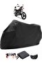 Yuki Afşin 250 Compatible Black Motorcycle Tarpaulin Waterproof Durable Fabric