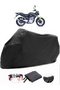 Falcon Mexico 150 Compatible Black Motorcycle Tarpaulin Waterproof Durable Fabric