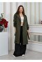 New Season Oversize Long Trench Coat Khaki - 5