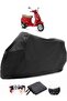 Vespa LX 125 3V i.e Black Motorcycle Tarpaulin Waterproof Durable Fabric
