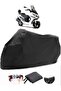 Daelim S3 Black Motorcycle Tarpaulin Waterproof Durable Fabric